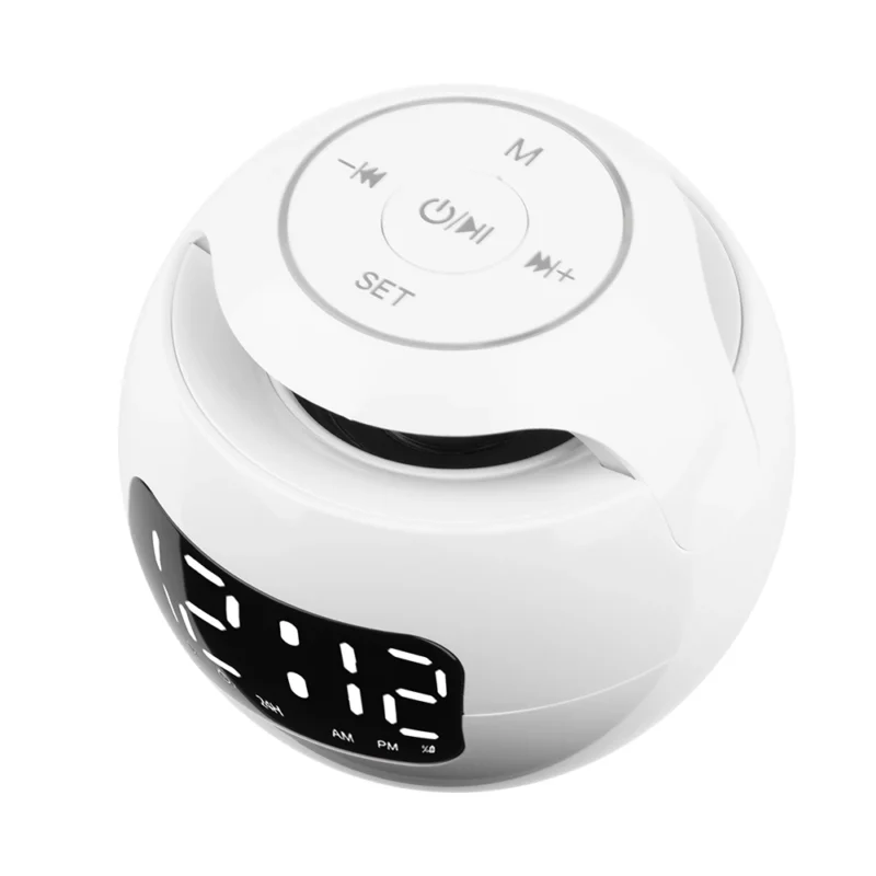 Nachtlicht Wecker – Bluetooth Lautsprecher, USB Ladegerät, FM Radio, Automatischer Sensor