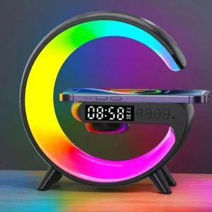 Wecker mit Ladestation und Licht – RGB Ladepad für iPhone und Samsung