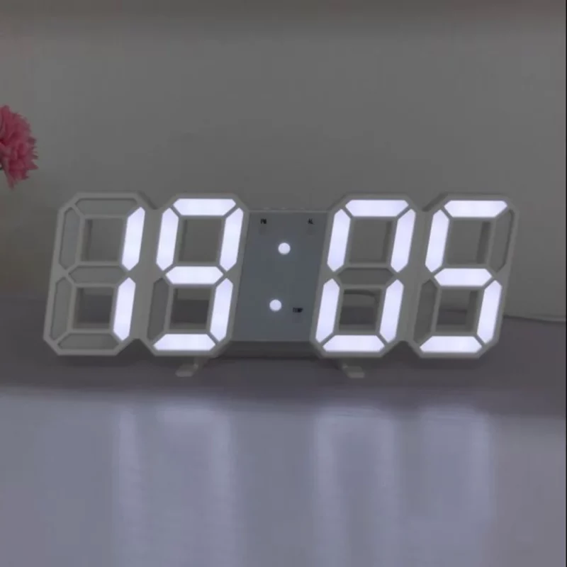 3d led digitale wanduhr