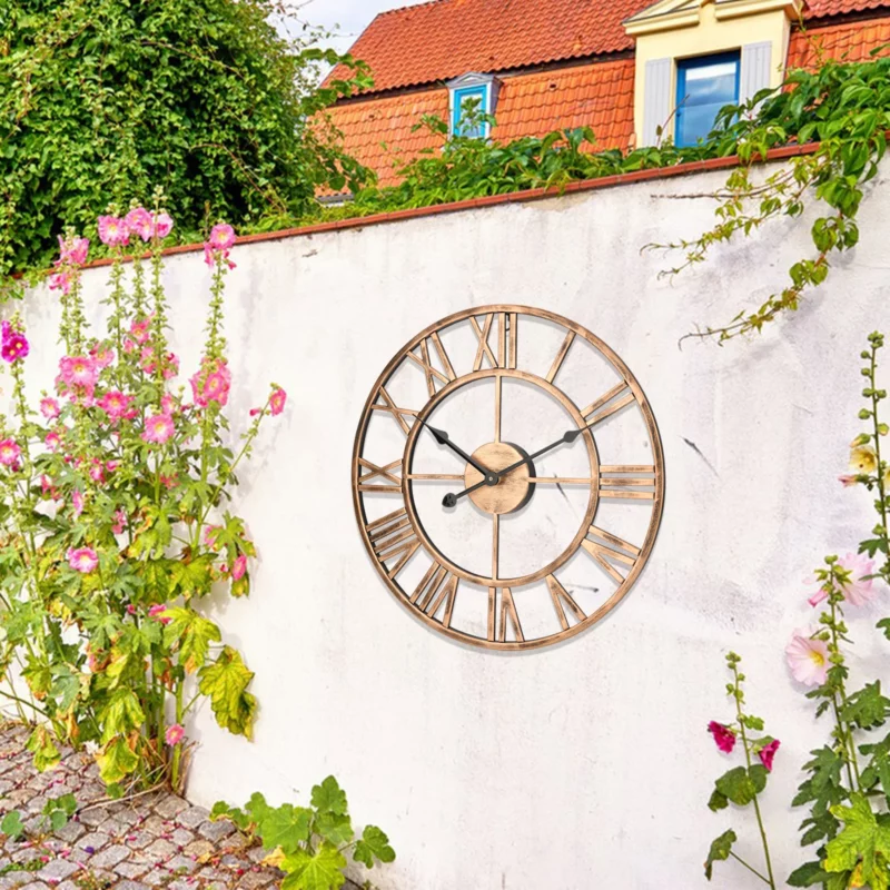 Große wanduhr außen