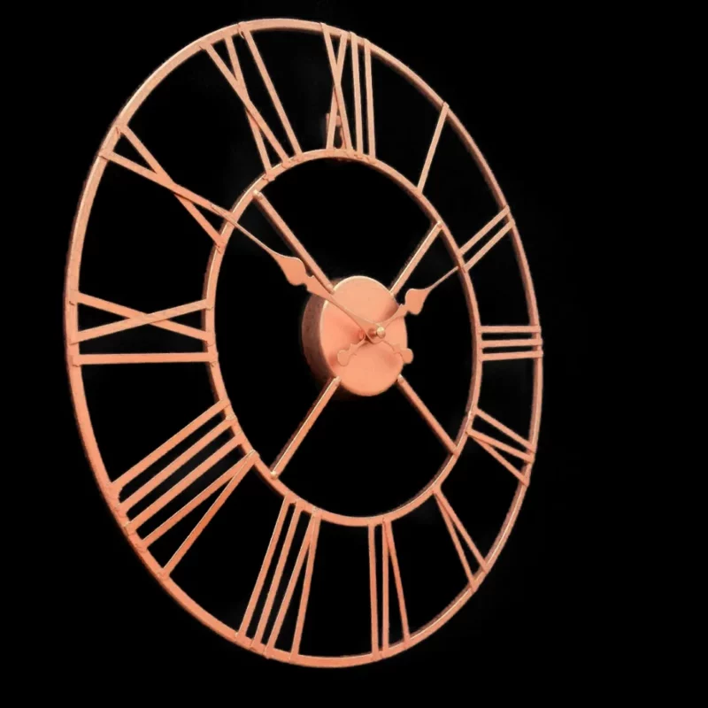 Große wanduhr rosegold