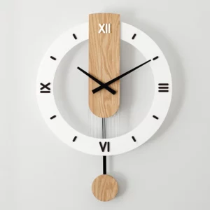 Wanduhr 40 cm holz