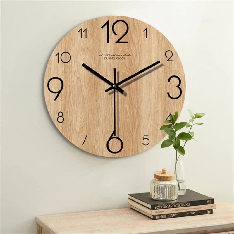 Wanduhr groß holz