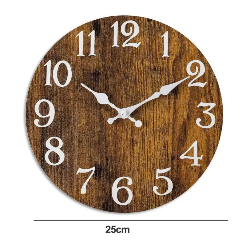 Wanduhr holz rund