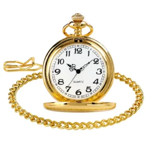 herren taschenuhr gold quarz